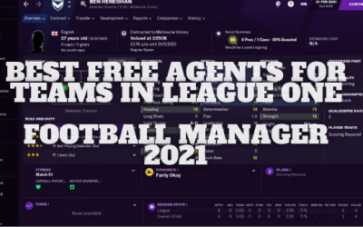 Best Free Agents for Teams in League One on Football Manager 21